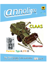 CLAAS Mähdrescher Typ Mercur & Perkins 4 Zyl. Diesel Motor Typ 4.270 D Bild- Bedienungsanleitungen & Bild- Ersatzteillisten & Explosionszeichnungen - annoligno 944